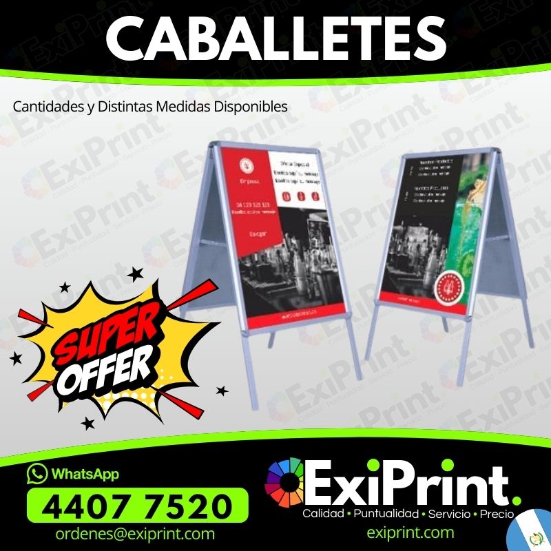Oferta de Caballetes Publicitarios