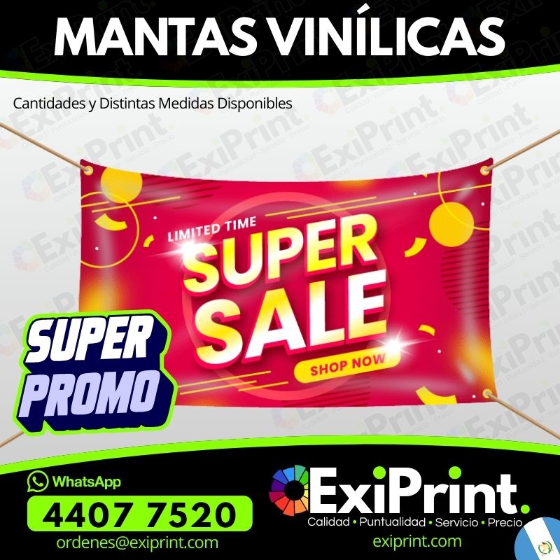 Oferta Manta Vinílica cualquier medida