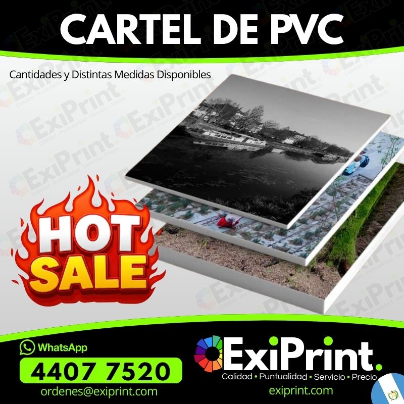 Oferta PVC 3mm o 5mm