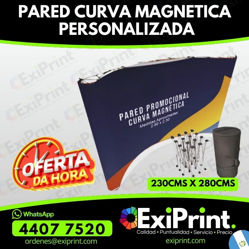 Oferta de Pared Curva magnética personalizada